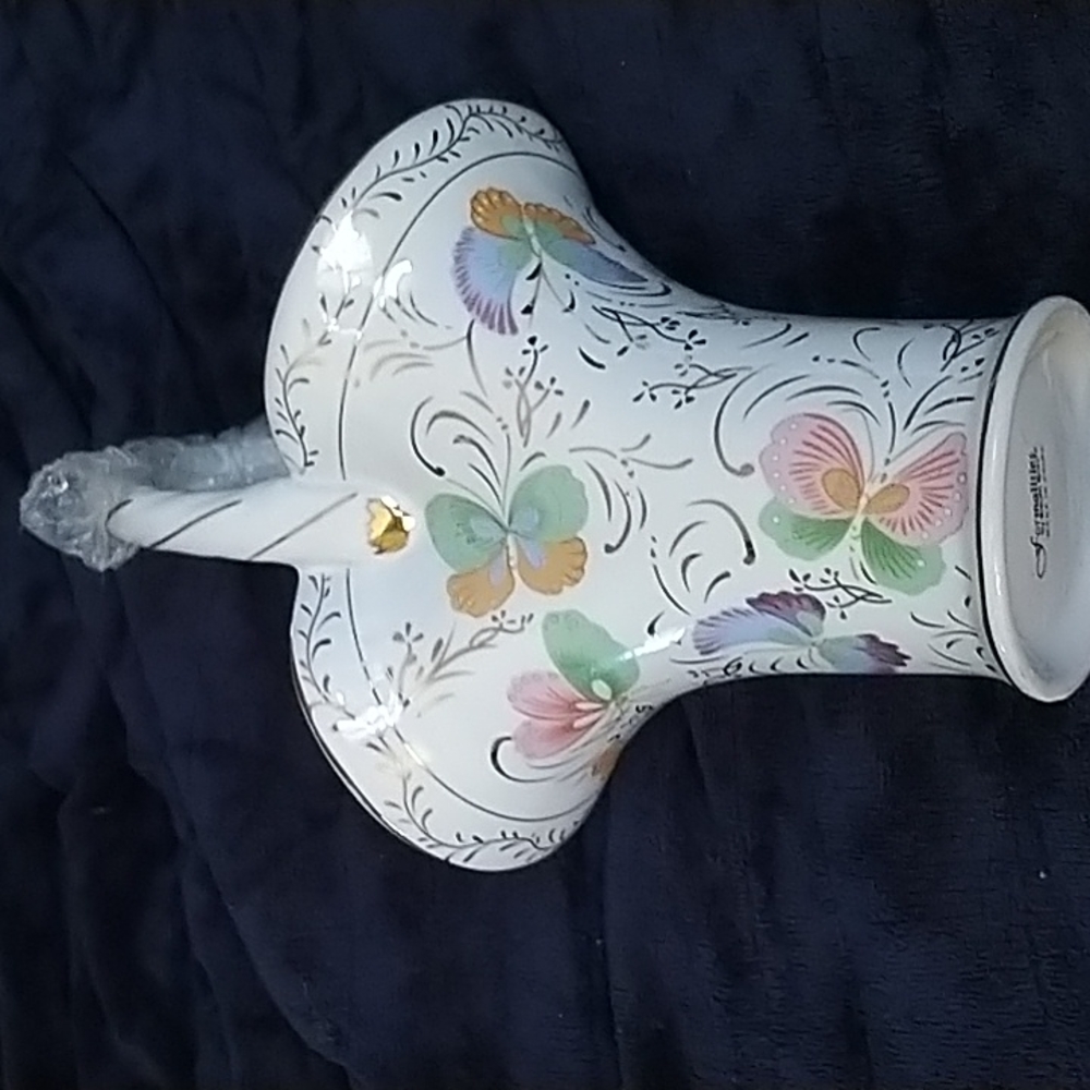 SOLD VTG 🆕 Formalities By Baum Bro Butterflies Vase